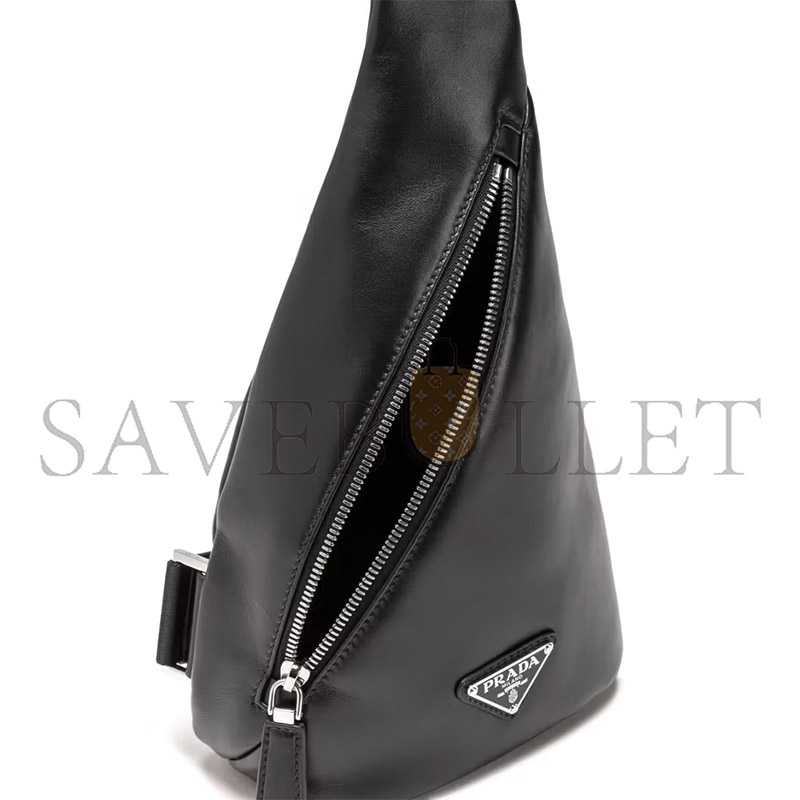 PRADA CROSS LEATHER BAG 2VZ098 (32*17*6.5cm)